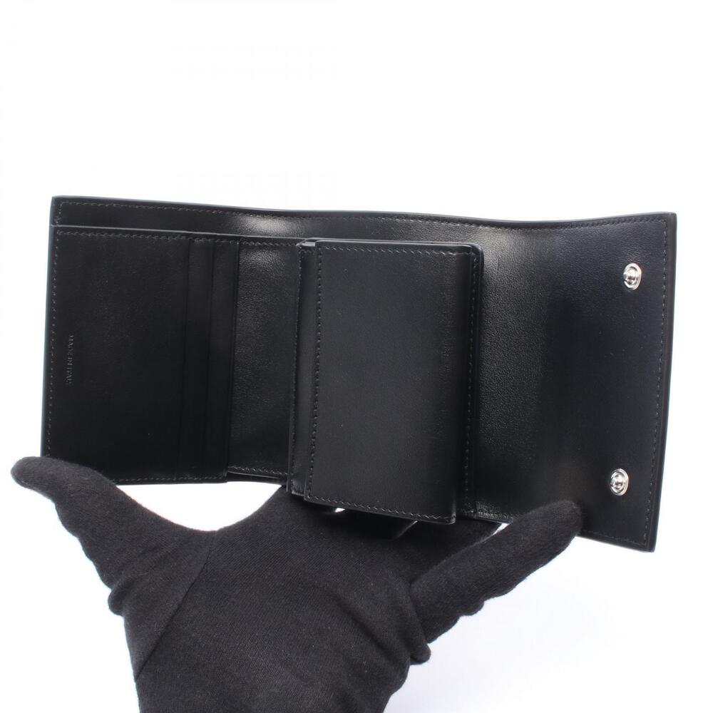 Celine Black Leather Trifold Wallet - Picture 3 of 6
